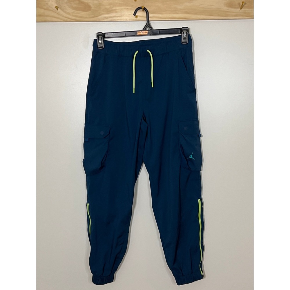 Nike Air Jordan Sport Tunnel Utility Joggers Pants Teal Women Sz Small